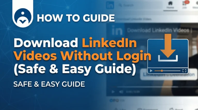 How to Download LinkedIn Videos Without Login