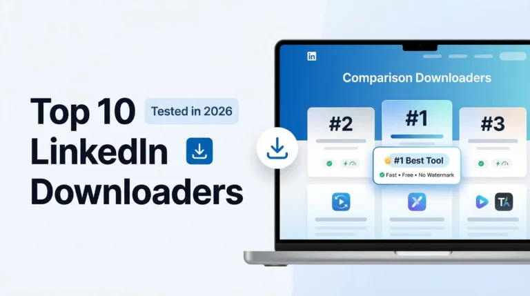 Best LinkedIn Video Downloaders 2026