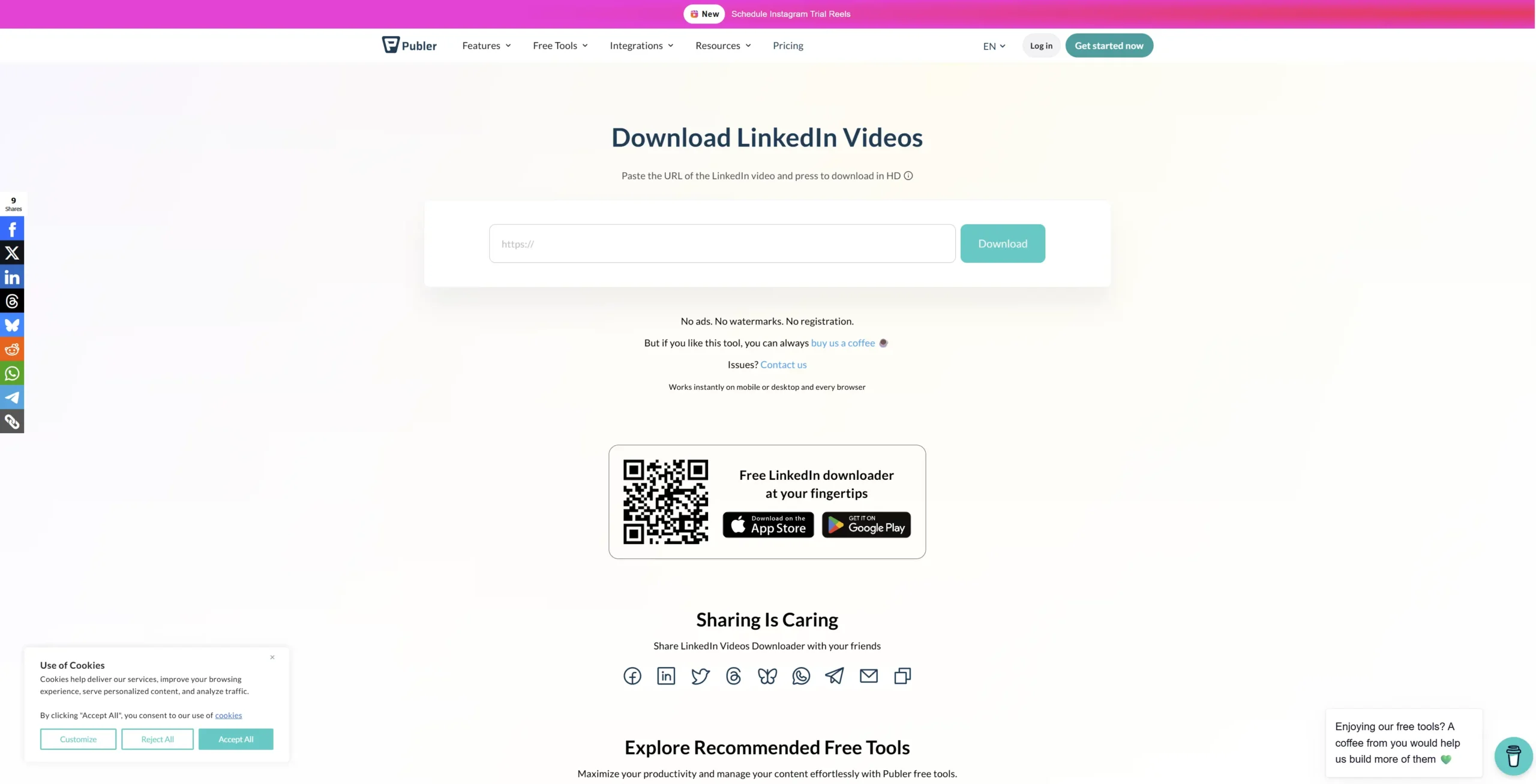 Publer linkedin downloader
